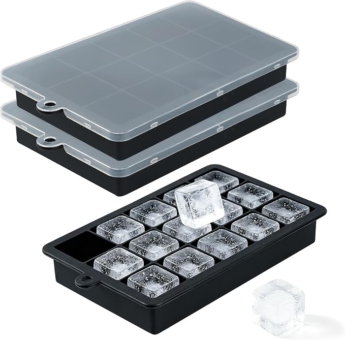 Premium Silicone Ice Cube Trays by FunSiltasy