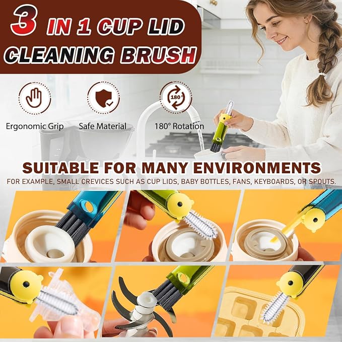 3 in 1 Cup Lid Cleaning Brush - Image 6