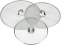 3 PCS Splatter Screen for Cooking, 25/29/ 33 cm Stainless Steel Grease Splatter by Zalaxt