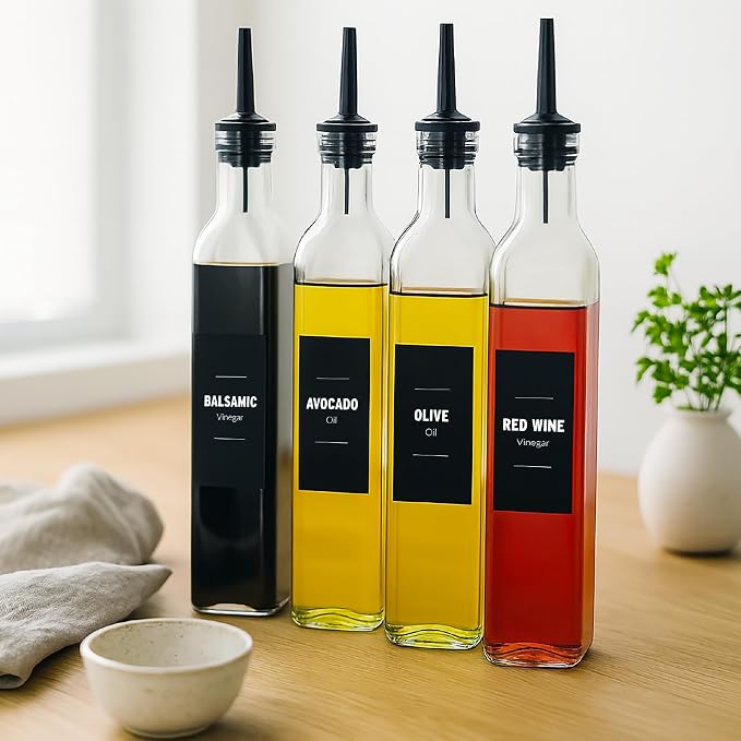 Olive Oil & Vinegar Dispenser Bottle Set - Image 5