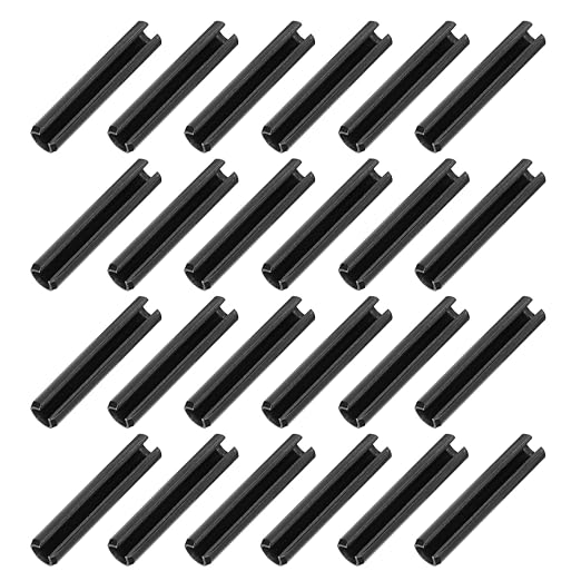 MECCANIXITY 25Pcs Slotted Split Roll Pins 3/10 Inch Dia. 1-3/5 Inch Length 65Mn by MECCANIXITY