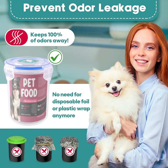Canned Cat Food Storage Lids, Reusable Airtight Can Cover Pet Food Sealer - Image 2