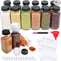 15 Pack 8oz Glass Spice Jars by Gakshzbds