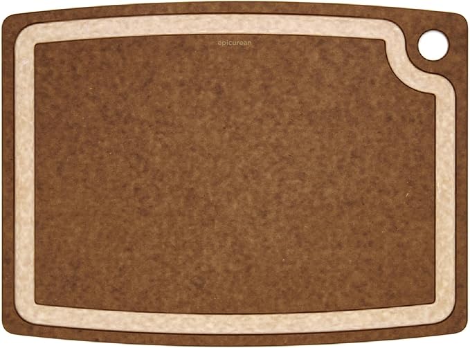 Epicurean Gourmet Series Cutting Board, 17.5-Inch by 13-Inch, Nutmeg/Natural by Epicurean