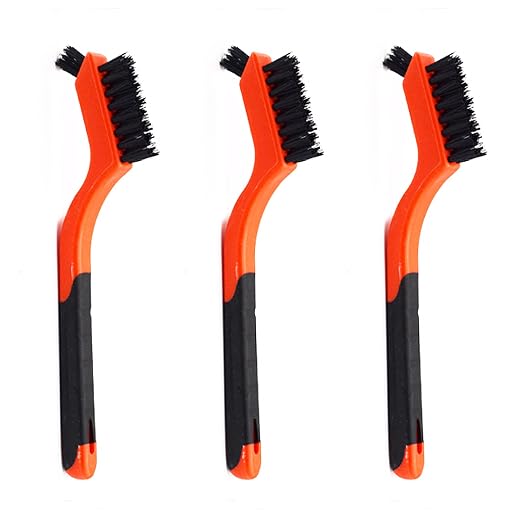 3pcs Nylon Cleaning Brushes Small Wire Brush Set by XDMTWLKJ