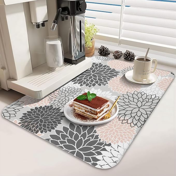 Dish Drying Mat for Kitchen Counter 2 Pack - Image 3