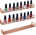 MyGift Modern Copper Metal Wall Mounted Display Racks by MyGiftHome