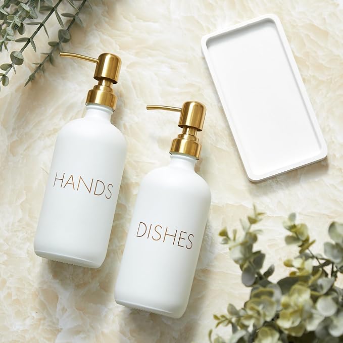 Glass Dish and Hand Soap Dispenser Set - Image 6
