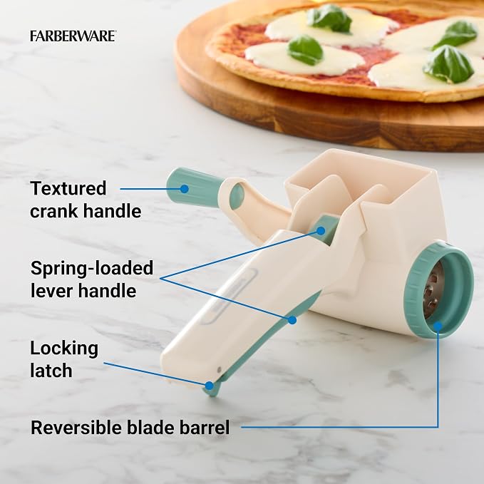 Farberware Professional Rotary Cheese Grater, Durable and Versatile Kitchen - Image 6