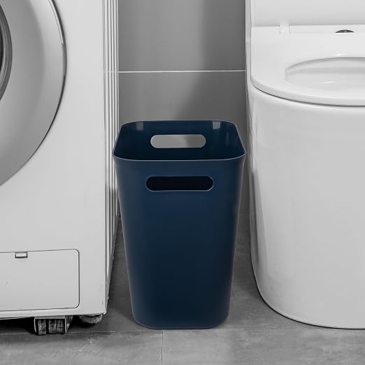 UUJOLY Plastic Small Trash Can Wastebasket, Garbage Container Basket - Image 5