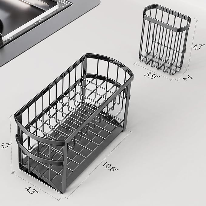 Kitchen Sink Organizer Caddy, 2 Tier Sink Caddy Organizer - Image 3
