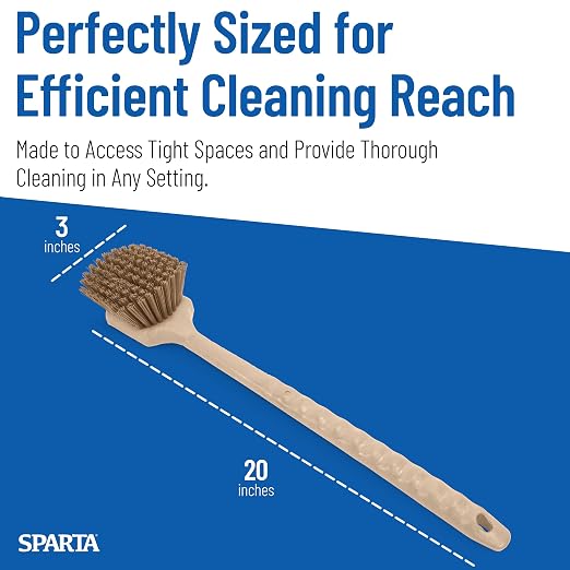 SPARTA 40501EC25 Plastic Large Scrub Brush, Kitchen Brush, Utility Brush - Image 5
