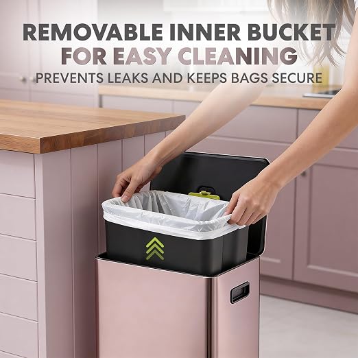 Simpli-Magic Infinity Edge 60 Liter / 16 Gallon Rectangular Hands-Free Extra - Image 6