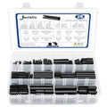 370 Pcs Roll pin Assortment, SAE Roll Pin Set, Slotted Spring Pins, Steel Split by Jovlalis