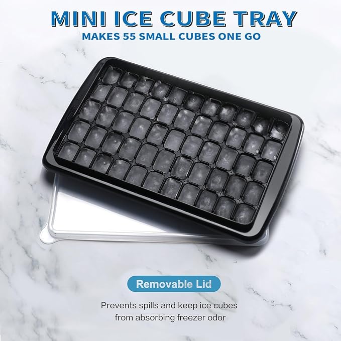 Ice Cube Tray with Lid And Bin for Freezer - Image 5