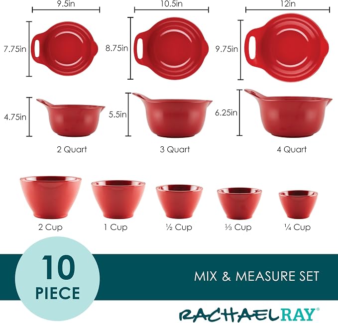 Rachael Ray Pantryware Nesting Mixing Bowls - Image 3