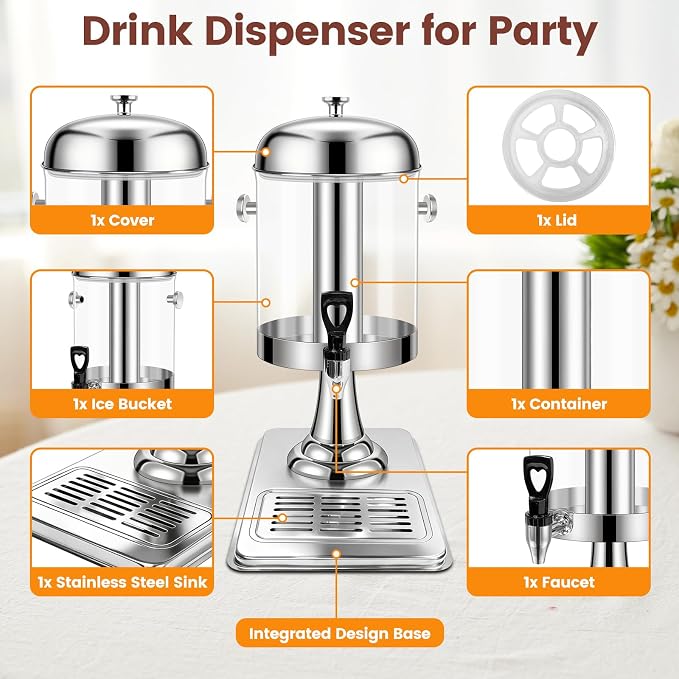 2.2 Gallon Beverage Dispenser - Image 6