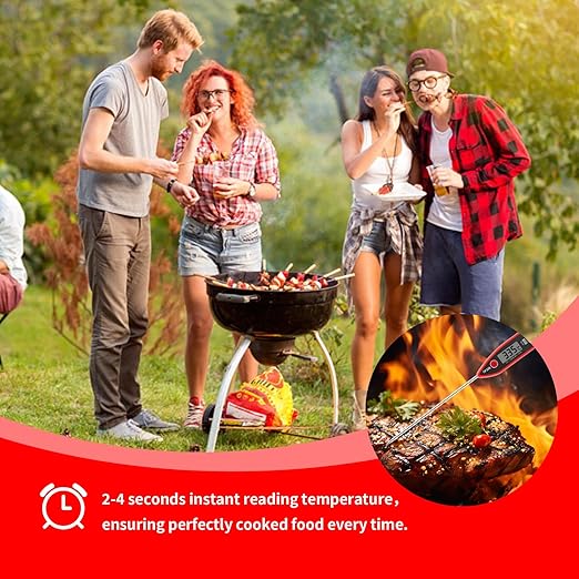 YFL Digital Meat Thermometer, Instant Read Food Thermometer, Large LCD Display - Image 6
