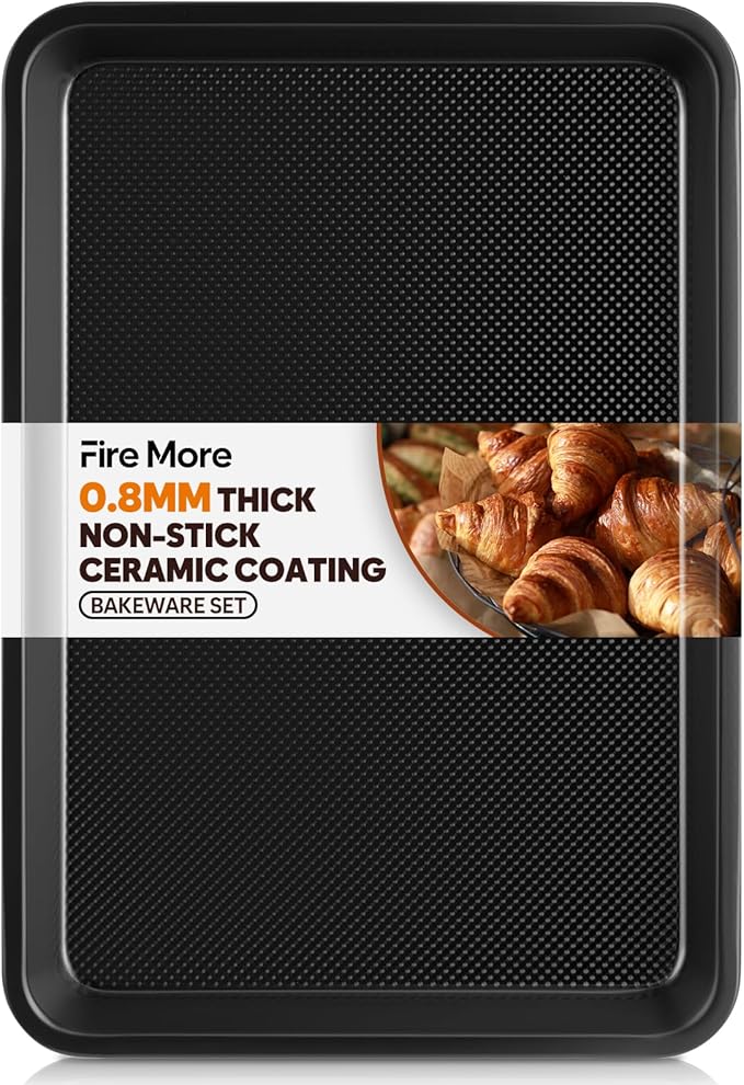 Half Sheet Pan 17.3” x 13.1”, Cookie Sheets by FireMore