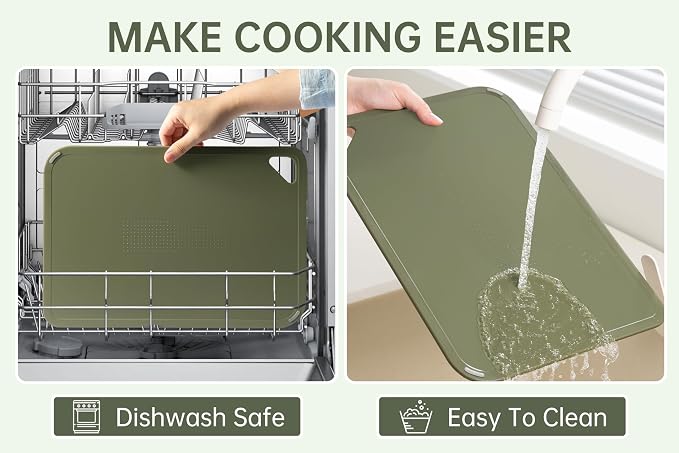 THETCHRY Plastic Cutting Board Set, Cutting Boards - Image 6