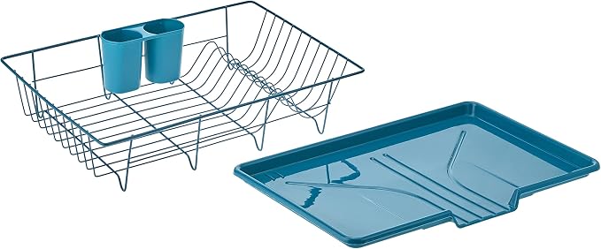Sweet Home Collection 3 Piece Dish Drainer Rack Set - Image 3