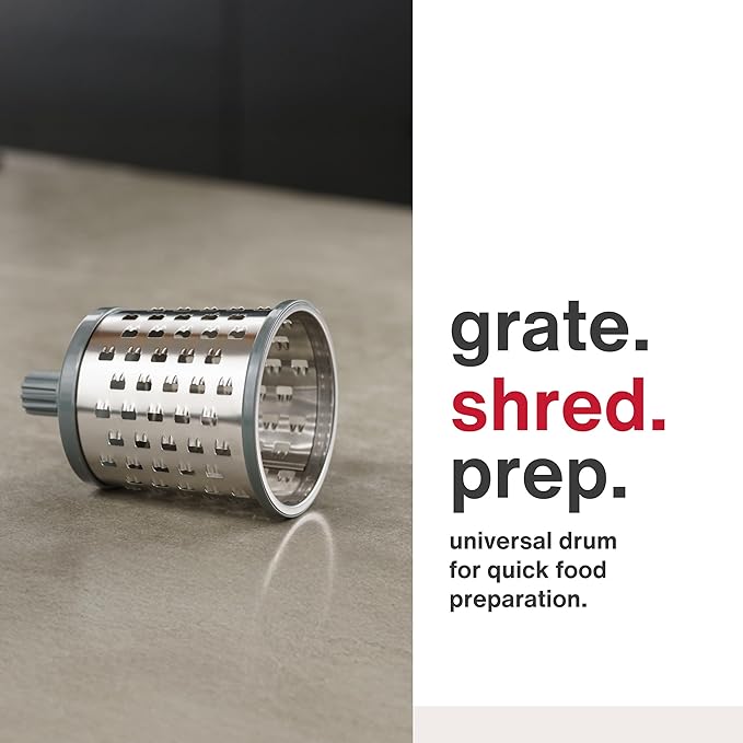 Zyliss E900059 Universal Drum Grater, Stainless Steel, Grating Apples, - Image 4