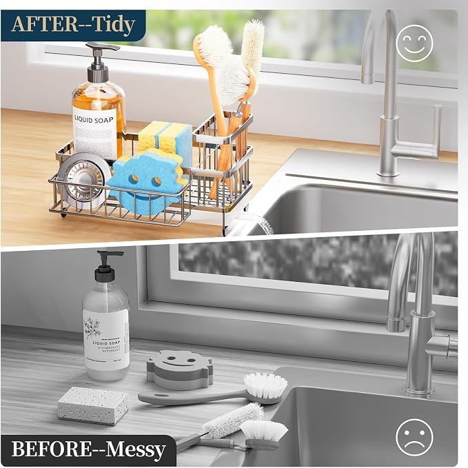 Consumest Sponge Holder for Kitchen Sink - Image 7