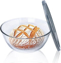 Ajrwiiy Large Glass Bowl for Sourdough Bread Making, 4.7 Quart Glass Mixing by Unknown