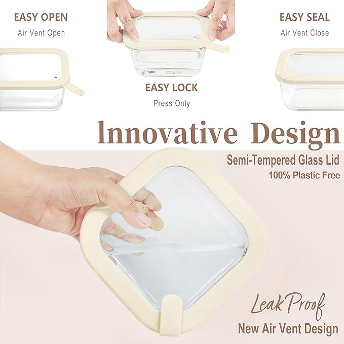 Urban Green Glass Food Storage Containers - Image 4