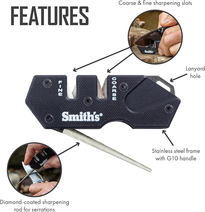 Smith’s Pocket Pal Tactical Knife Sharpener - Image 3