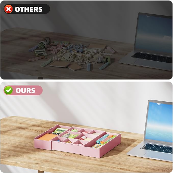 Marbrasse Expandable Desk Drawer Organizer, Desk Organizers and Accessories - Image 9