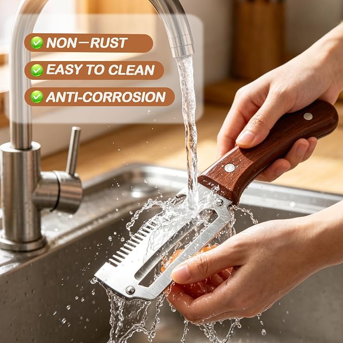 2 Pack 3-in-1 Multifunctional Vegetable Peeler - Image 7