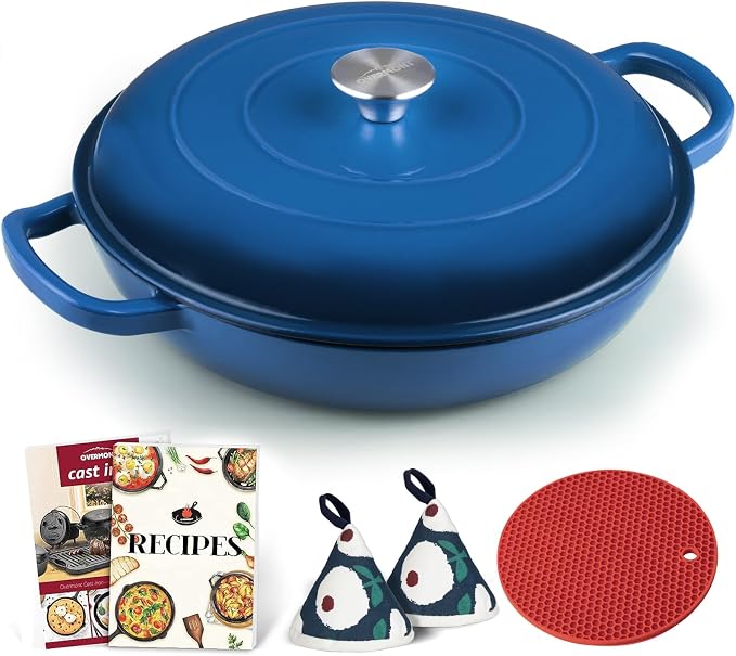 Overmont Enameled Cast Iron Dutch Oven by Overmont
