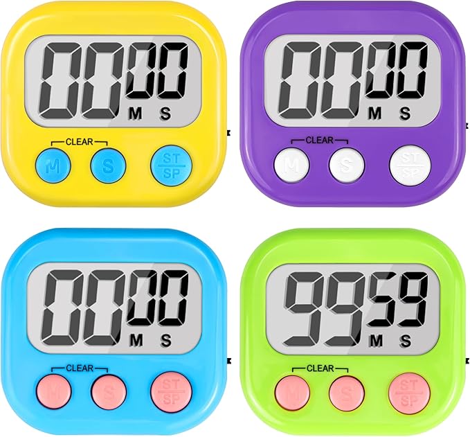 Digital Timer for Kids Teacher Supplies Classroom Timer for Study Learning by AOUVES