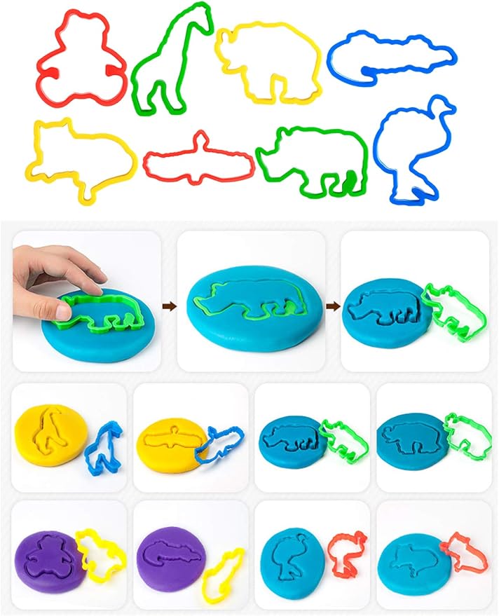Letter Molds Tools Set for Kids 69Pcs Accessories, Rollers and Cutters - Image 3