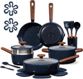 CAROTE 21pcs Cookware Set Nonstick Pots and Pans Set, Ceramic Cookware Set by CAROTE