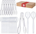 Mwellewm 18Pcs Serving Utensils, Large Disposable Serving Spoons by Mwellewm