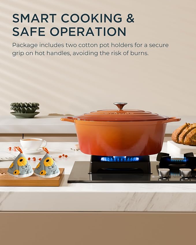 Enameled Cast Iron Dutch Oven - Image 8