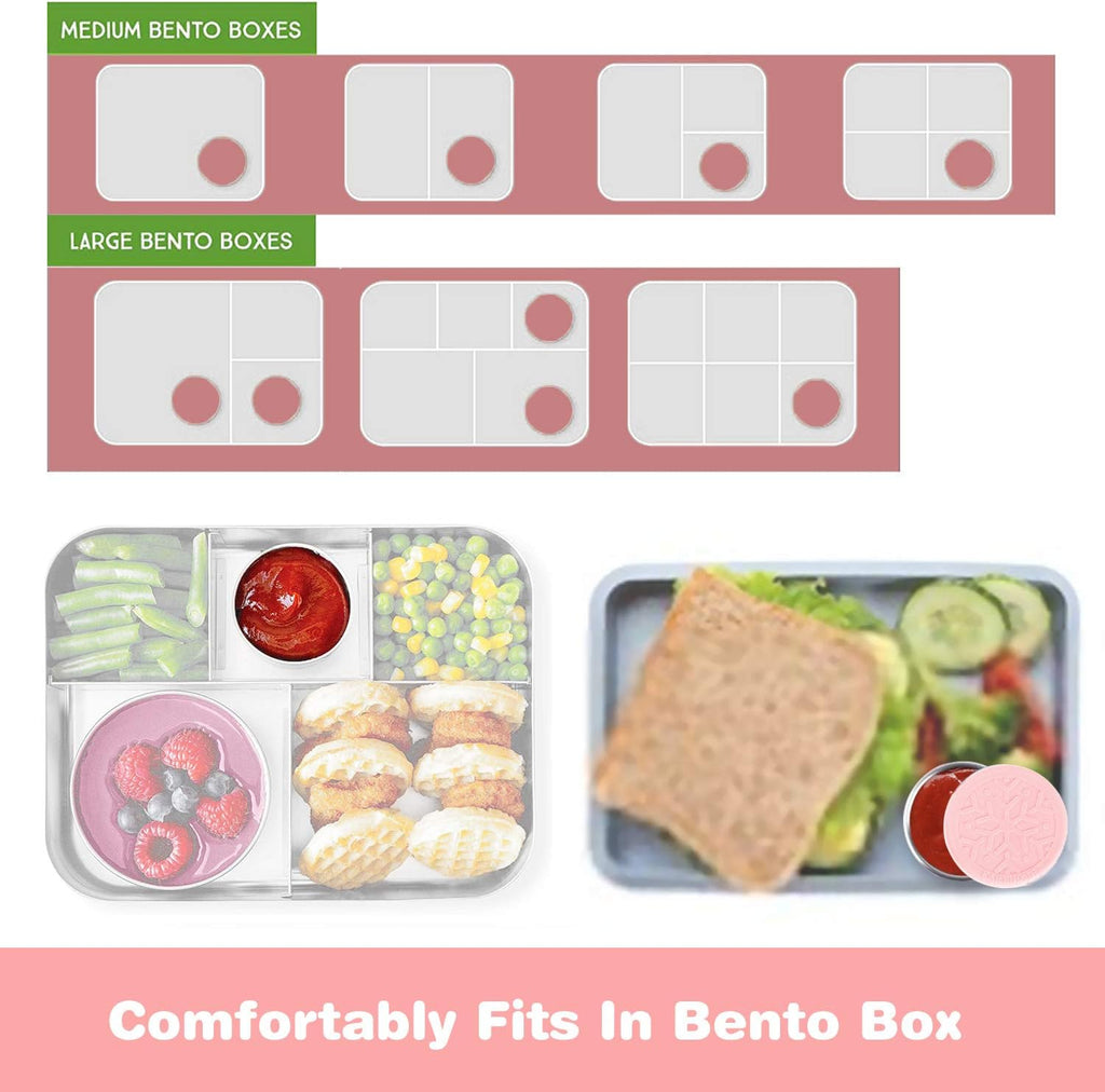 LALASTAR Salad Dressing Containers Set, Small Condiment Containers