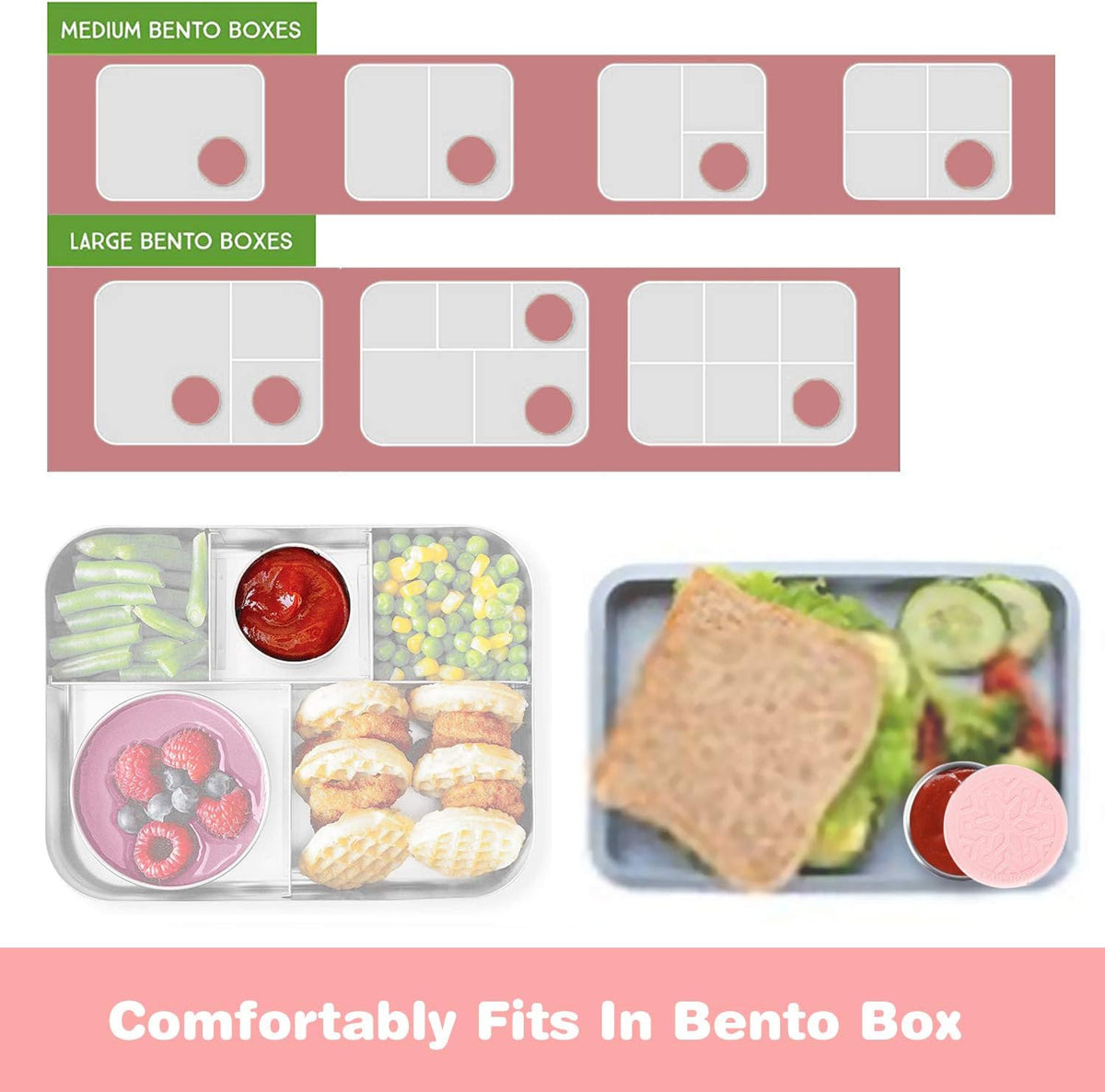 LALASTAR Salad Dressing Containers Set, Small Condiment Containers
