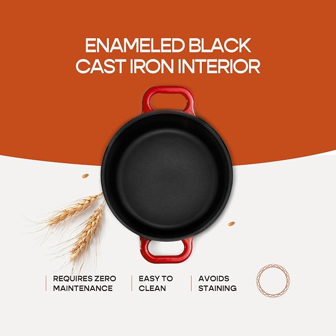 Krustic Enameled Cast Iron Dutch Oven - Image 7