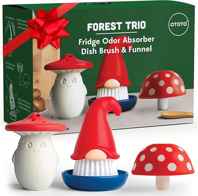 OTOTO Forest Trio Bundle of Beardy, Magic Mushroom, Fun Guy by OTOTO
