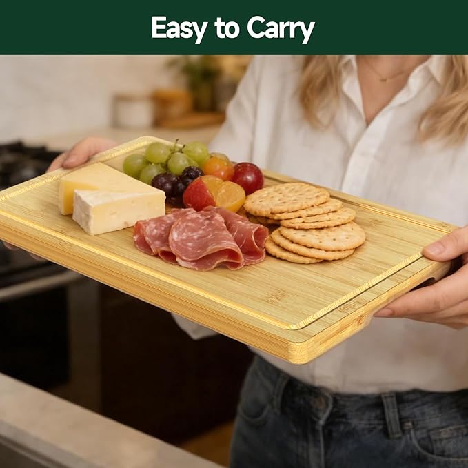 3-Piece Set Bamboo Cutting Board - Image 5