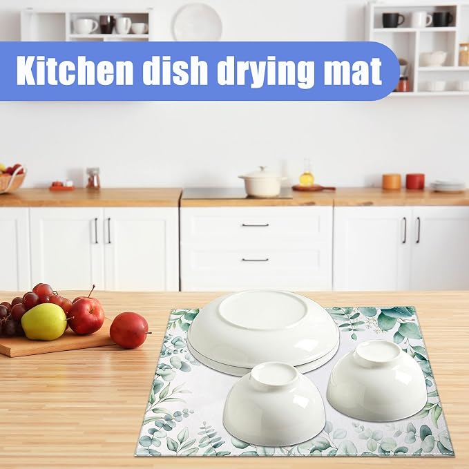 Sage Eucalyptus Dish Drying Mat - Image 6