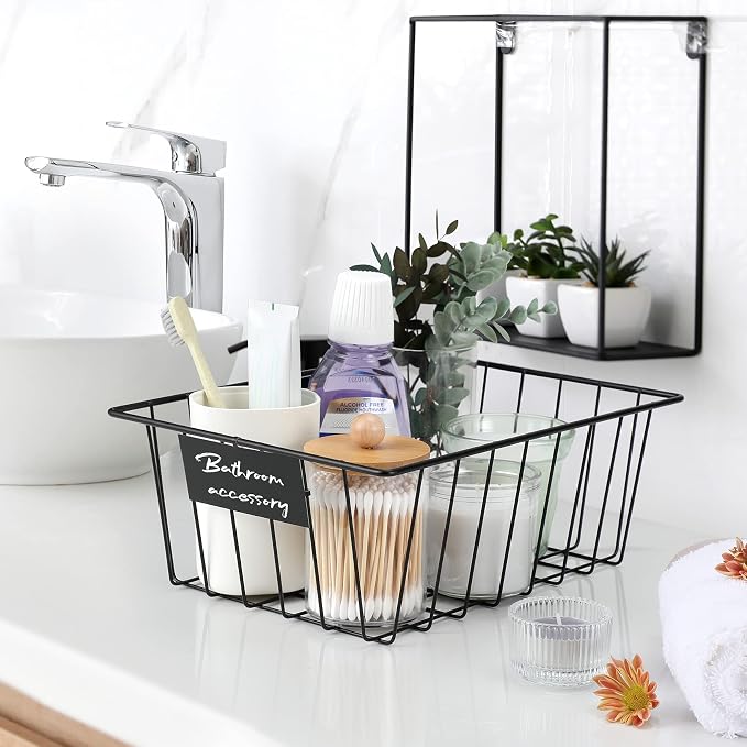 8 Pack Wire Storage Baskets for Organizing - Image 4