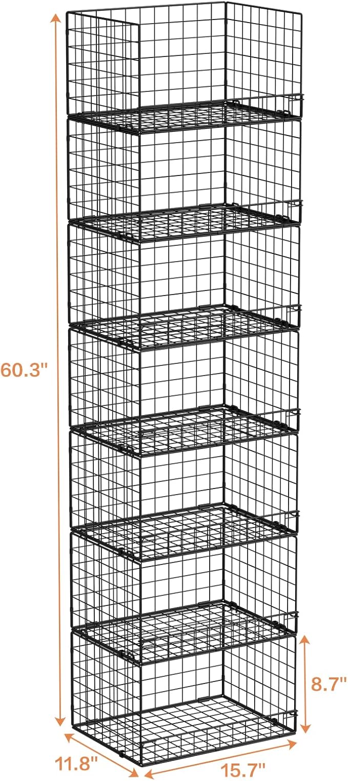 Yociyoga 7-Tier Stackable Closet Organizers and Storage Shelves, Foldable - Image 3