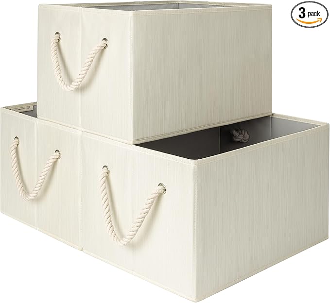 StorageWorks Collapsible Storage Bins, Closet Organizer Bins by StorageWorks