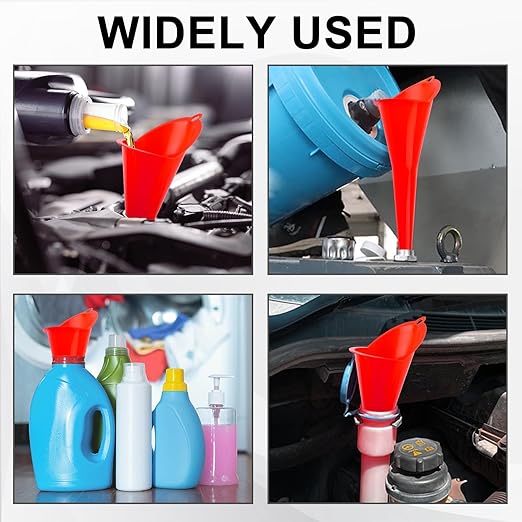 3-Pack Long-Neck Oil Funnels, Gas & Transmission Fluid - Image 6