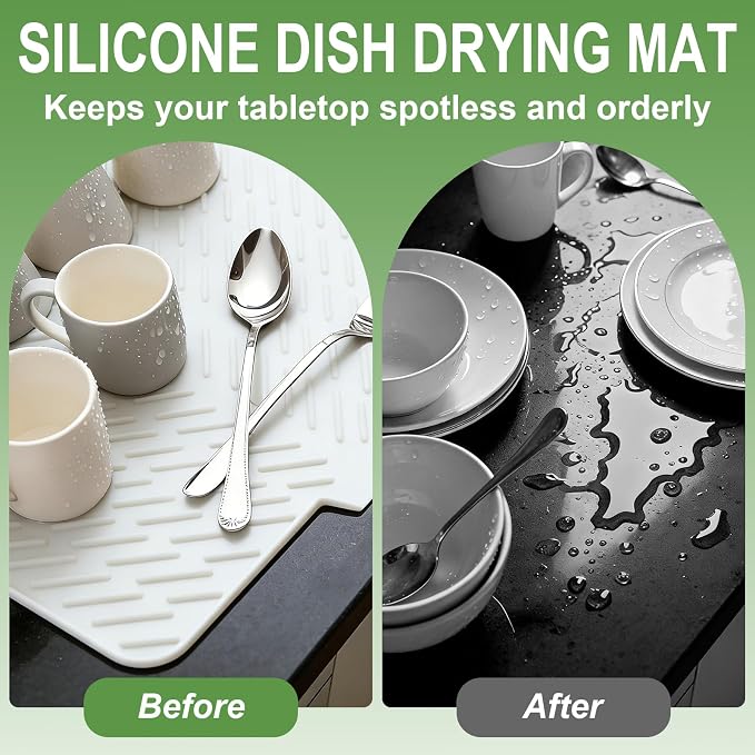 Silicone Drying Mat, Heat-Resistant, Eco-friendly, Hygienic Drying Pad - Image 5