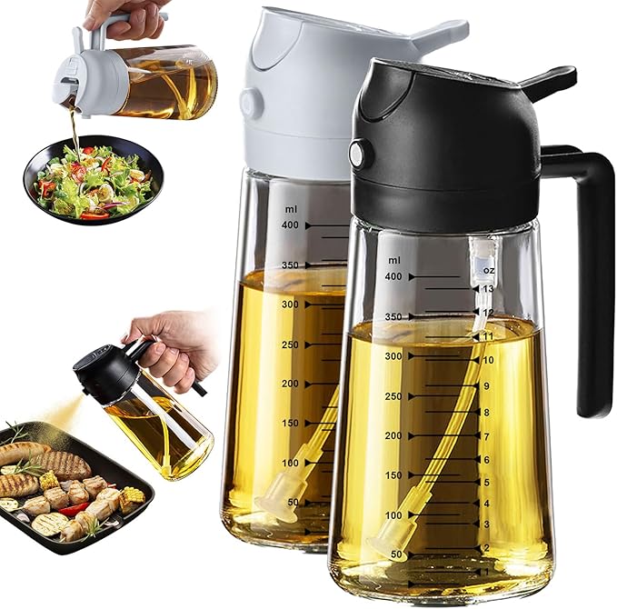 TrendPlain 16oz/470ml Glass Olive Oil Sprayer by TrendPlain